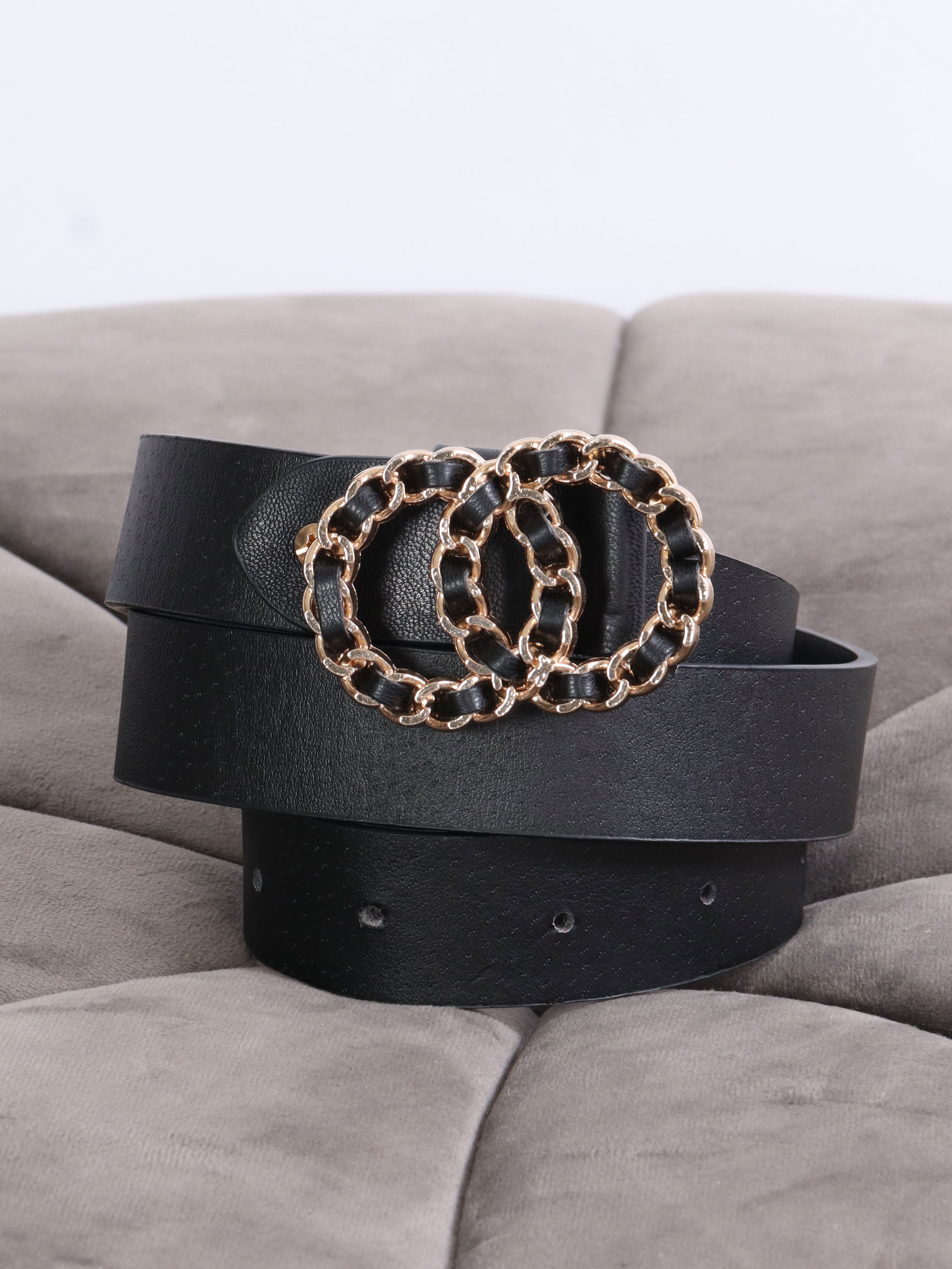 Katie - Bälte med guldspänne